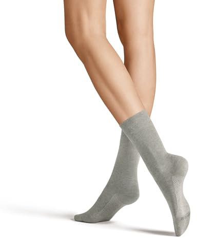 Hudson Damen Socken Dry Cotton klimaregulierend Silber 0502 35-38