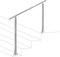 Jopassy Edelstahl Handlauf Geländer,Treppengeländer ohne Querstreben, Eingangsgeländer für Balkon Treppen Innen und Außen (160cm)