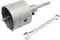 Concrete drill bit 80mm with SDS bit and 110mm adapter, carbide hollow hole cutter for brick, concrete, cement stone walls