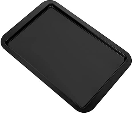 ASelected Non Stick Baking 43x29x1.8CM Premium Quality Non-Stick Oven Teflon Coating Easy Clean by Suitable for Cookies, Cakes, etc (Black)