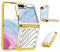 RanTuo Hülle für Samsung Galaxy Z Flip 5, TPU+PC Hybrid Armor 2 in 1, Robust, Kratzfest, Sturzfest, Schutzhülle für Samsung Galaxy Z Flip 5.(Silber)
