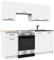AKORD | Conjunto de Muebles de Cocina Oliwia | Completa Pequeña | Mueble Modular | A Medida 180 cm | Modulares Pequeñas | Blanco
