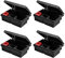 The Big Cheese Mouse Killer - Fast Acting, Single Feed, Ultra Power Poison Bait Plus Strong Lockable Bait Station - Pack of Four Bait Boxes