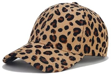 Nanwansu Baseball Cap Leopard Print Hat Cotton Sunhat Headwear Outdoor Shade Sports Cap