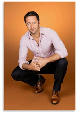 BZFAZ Alex Oloughlin Poster auf Leinwand, Wandkunstdrucke, Geschenke, Foto, Bild, Gemälde, Raumdekoration, Heimdekoration, 30 x 45 cm