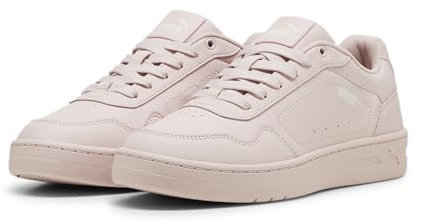 PUMA Damen Court Classy Sneakers 39 Mauve Mist Alpine Snow Pink White ┃Basic Sneakers Damen