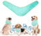 Dog Cooling Bandana, Breathable Pet Cooling Collar for dogs, Instant Cooling Neck Wraps Ice Scarf for Summer (Green, S)
