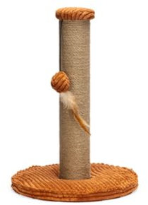 Designed by Lotte Ribbed - Kratzbaum - Terracotta - 35x35x50 cm