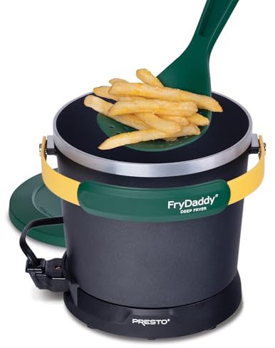 Presto 05427 FryDaddy Electric Deep Fryer, Green/Gold