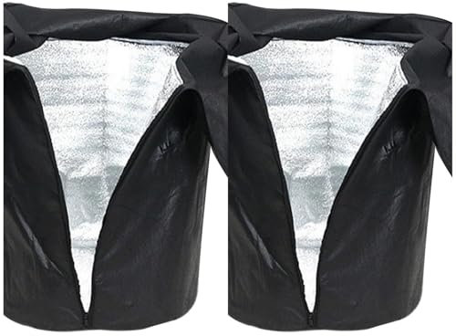 yupeuooe Thermo Topfschutz Pflanzen 45 cm X 50 cm, Topfschutz Blumentopfschutz für Topfpflanzen, 2 x Pflanzen-Winterschutztopf, Wintertopf-Pflanzenabdeckung, Winterschutz für Pflanzen