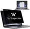 Filtre de Confidentialité 16 Pouces Aspect 16:10, Film Ecran Ordinateur Confidentialité Portable Compatible avec Lenovo/ThinkPad/Acer/Dell/HP/Asus/Sony, Amovible Anti-Lumière Bleu Protection Ecran PC