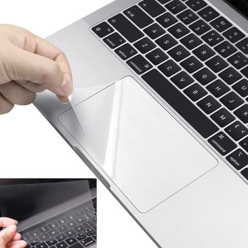 Yuiturt 2 Stück Trackpad-Schutzfolie für MacBook Air 13,6 Zoll(A3113, M3-Chip), Apple Trackpad Schutzfolie Transparente, Kratzfest, Staubdicht, MacBook Zubehör für Apple MacBook Air 2024