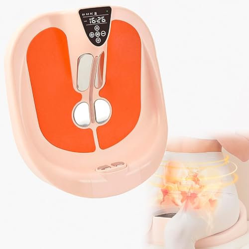 Beckenbodenmuskeltrainer für Frauen und Männer, EMS-Kegelstuhl, magnetischer Beckenboden Pulstrainer zur Erholung nach der Geburt, Prostataprobleme bei Männern, 5 Intensitätsstufen und 38–44 °C