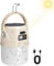 Camping Lamp, portátil camping Light, Solar Panel Lantern with Hook, impermeable Survival Gear, dos modos de iluminación para tienda Hiking Fishing Home Outdoor Use, 11,0 x 7,5 x 7,5 cm