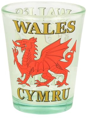 Wales Dragon Shot Glass | Bold Red Dragon Design | Premium Souvenir Glassware | Perfect for Collectors, Gifts & Toasting Traditions