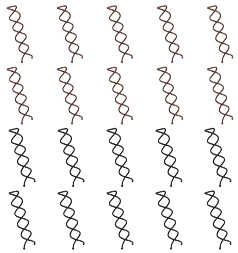 Zegnuem Haarnadeln Bobby Pins 20 Stück Haarnadel Hair Accessories Spirale Haarspange Diy Haarnadeln für Haarstyling Geeignet Verschiedene Frisuren, Geeignet Für Verschiedene Frisuren