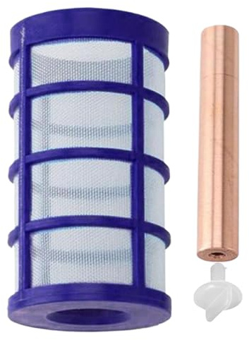 Vibhgtf Remplacement de l'ioniseur de Piscine – Noyau d'anode en cuivre Massif, Accessoire de Nettoyage, pièce de Traitement de l'eau, Installation Facile | Purificateur de cuivre pour Les Amateurs d