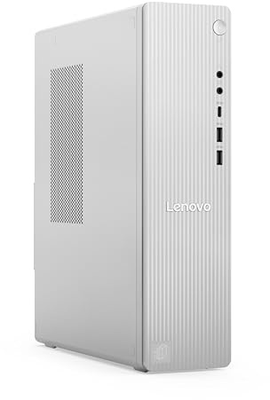 Lenovo IdeaCentre Tower PC | AMD Ryzen 5 220 | 16GB RAM | 512GB SSD | 8.2L | Office | AMD Ryzen 5 220 | 16GB RAM | 512GB SSD | AMD Radeon 740M Grafik | Windows 11 | Grau| inkl. vertikalem Ständer