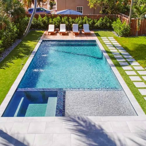 Piscinas de contenedores grandes, piscinas rectangulares de fibra de vidrio personalizadas, estructura reforzada, parte inferior antideslizante, ideal para resorts y proyectos de recreación al aire
