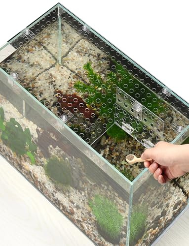 Klare Acryl-Aquarium-Abdeckung, mit Frischluftloch, springsichere Haube for Terrarien – verhindern Sie, DASS Katzen Fische fangen, schneiden Sie nach Belieben(100x40cm/39.4x15.8in)