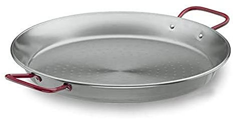 LACOR 63635 Paellera, Acero, Negro, 34 cm