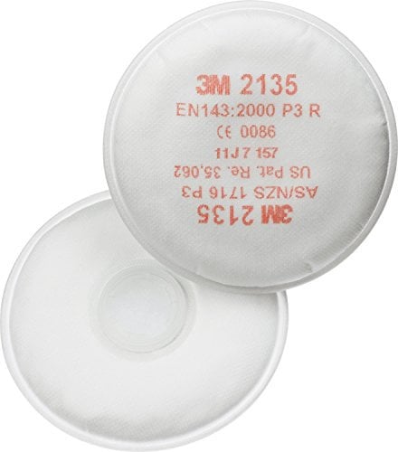 Filtro antiparticolato per 3m 2135 P3R, confezione da 10