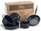 Pentole Agnelli ALSASETALBLACK2 All Black Set per 2 Persone, 3 mm, 5 Pezzi