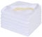 SINLAND 6 Stück Mikrofaser Gesichtstücher Waschbar Abschminktücher schnell trocknend Waschlappen saugfähig Gesichtsreinigungstücher weiches Make up Entferner Tücher, 30,5 x 30,8 cm Weiß