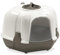 Toilette per Gatti Lettiera chiusa per Gatti Corner Salva Spazio Cassetta Igienica Accessoriata Lettiera Accessoriata per Gatto 52X59,5X44,5h cm