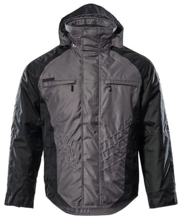 Mascot 12035-211-88809 Unique Frankfurt Gestepptes Fleecefutter Wasserdicht Winterjacke, Anthrazit/Schwarz, XS Größe