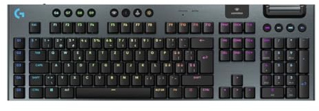 Logitech G G915 X Tastatur LIGHTSPEED Hintergrundbeleuchtung kabellos 2.4 GHz Bluetooth USB QWERTZ Schweiz Tastenschalter: GL Tactile Schwarz