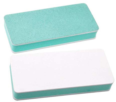 1 pz Buffer Unghie, Lima per unghie doppia Buffer Lime Unghie per Levigatura, Mattoncini Buffer per Unghie Professionale, in foglio di plastica + spugna + carta vetrata