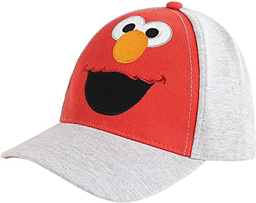 Sesame Street Jungen Elmo Baseballmütze für Kleinkinder, Orange/Abendrot im Zickzackmuster (Sunset Chevron), 2-4 Jahre