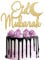 Eid Mubarak Cake Topper | Ramadan Muslim Hajj Mubarak Cake Decoration | Multicolour Glitter Muslim Islam Ramadan Kareem Party Decoration(Champagne Gold)