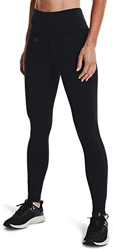 Under Armour Damen Motion Leggings, Schwarz/Onyx Weiß, 17 EU