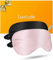 Luxtude 2 Stücke Schlafmaske Seide für Frauen und Herren, Schlafbrille Damen Bequem, 100% Natürliche Maulbeere Augenmaske Schlafmaske, Augenbinde zum Schlafen, Bio Augen Schlafmaske Damen, Nachtmaske