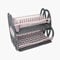 2 Tier Double Dish Drainer Rack Large Plate Cutlery Cup Holder Plastic Trays (Grey and Pink)