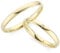 123traumringe Eheringe in 333 Gold I Partnerringe mit Brillant & Etui I Gravierbare Eheringe mit Ringgröße 50-72 mm I Hochwertige Verlobungsringe in 2,5 mm Breite & 1,3 mm Stärke I P25
