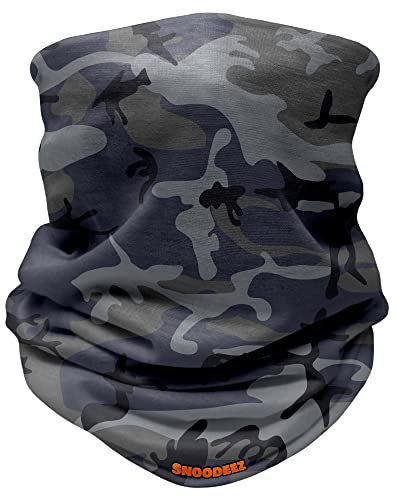 Kids Camo Multifunctional Snood Headwear (Blue Slate, One Size)