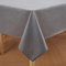 Homaxy Leinenoptik Tischdecke Abwaschbar Lotuseffekt Eckig 130 x 160 cm Tischtuch Leinendecke Wasserabweisend Tafeldecke Tischwäsche Fleckschutz, Dunkelgrau