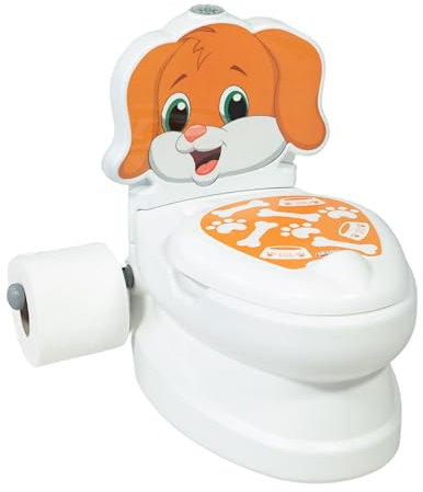 Kids Potty Training Toilet Seat | Toilet Potty with Flush Sound & Light | Portable Easy Clean Removable Pot & Seat | Toddler Potty Toilet | Educational Toddler Travel Essentials | One Size