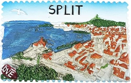 Split Kroatien Split Magnet Kühlschrank Kühlschrank Magnet Dekoration Aufkleber Souvenir Harz Handwerk Küche Whiteboard