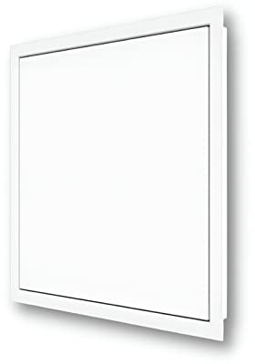 AirTech-UK Metal Access Panel – Loft & Inspection Hatch – Wall & Ceiling Panel – Push Lock & Open – Epoxy Powder Coating for Corrosion & Rust - Use as Meter Box, Fuse Box Cover (300 x 500 mm)
