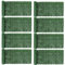 SUNJULY Künstliche Efeu Hecke Sichtschutz, 8 Stück 1m x 3m Balkon Sichtschutz Efeu, Efeu Künstlich, Efeu Sichtschutz Outdoor, Garten Sichtschutz, Rebenblatt Dekoration, UV-beständig für Gartenhecken