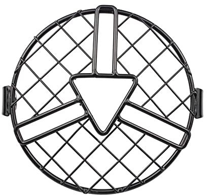 Baceyong 1 griglia per faro per moto, 16 cm, modifica, per la maggior parte delle moto, cruiser, chopper, cafe racer, griglia anteriore per moto, copertura protettiva