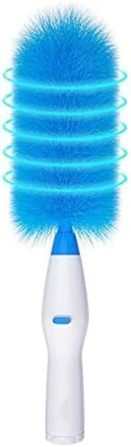 Electric Duster - 360 Degree Fully Automatic Feather Duster Rechargeable Design Extended And Retractable With 2 Extension Tubes And 2 Brushes,outstanding78