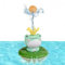 SPITZER Toys® Juguete de baño Flotante con aspersor de Agua, Juego de Juguetes de Agua para bebés con Fuente de Agua de 15 cm, Rana de baño, diversión para niñas y niños a Partir de 18 Meses