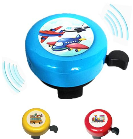 Fahrradklingel Kinder Klingel Fahrrad für Mädchen Jungen Erwachsener Universelle Klingel Kinderfahrrad Fahrrad Zubehör für Fahrrad, Roller, Laufrad,Dreirad, Kinderfahrrad,Mountainbike (Blau)