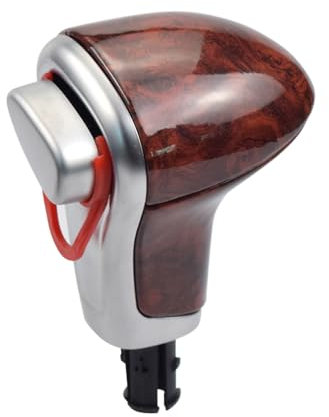 Hacreyatu Automatisch Leder Auto Schaltknauf Stick Gaiter Boot Frame Kit für A-udi A6 C6 A3 8P A4 B8 A5 Q5 Q7 A7 (Pfirsichholz Muster)