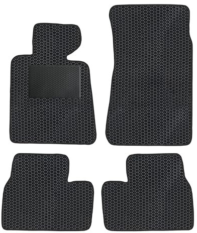 moto-MOLTICO Fußmatte Auto - Automatten - Auto Teppiche - Eva Material Auto Fussmatten - Car Mats - Auto Fußmatten passend für BMW 3er E30 1982-1994 (mit Verstärkung)